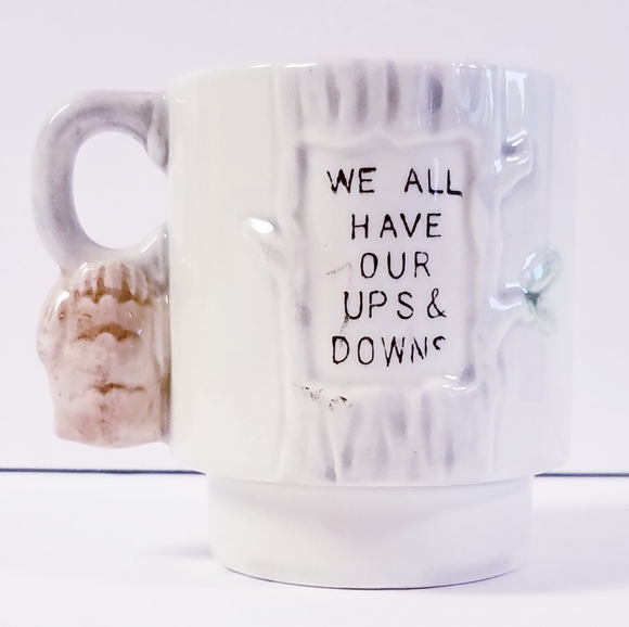 4 Enesco Owl Coffee Cup Emotional Support Stackable Family Dad Mom Son Sister - Picture 11 of 13